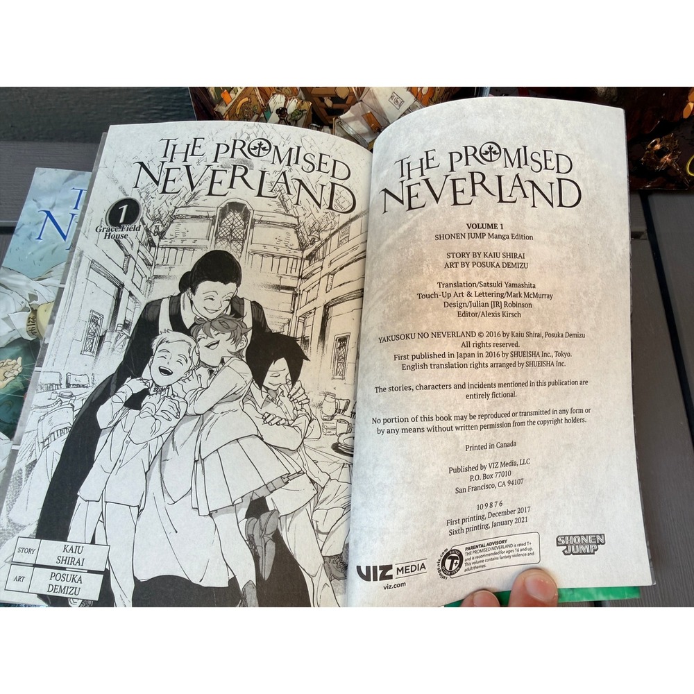 The Promised Neverland Manga Volumes 1-5 English VIZ Media Kaiu Shirai Set - Picture 4 of 5